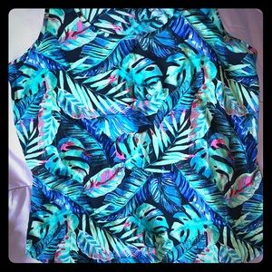 Fade Glory flower tank top